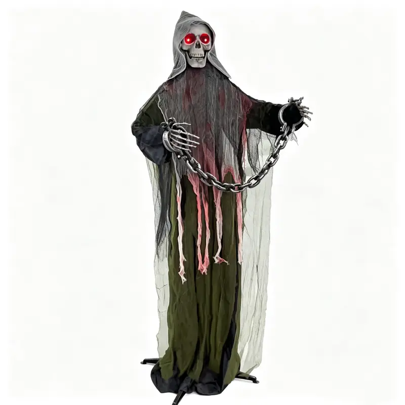 👻 6FT Animated Halloween Skeleton Ghost