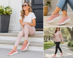 Solevana Knit Lightweight Breathable Sneakers – All-Day Comfort Walking Shoes 👟